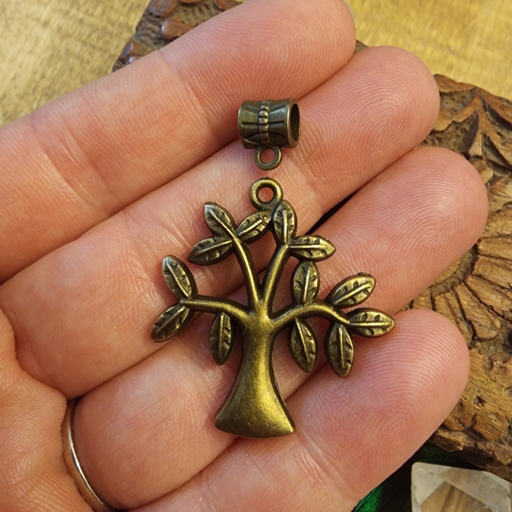 Antique Bronze Tree Pendant
